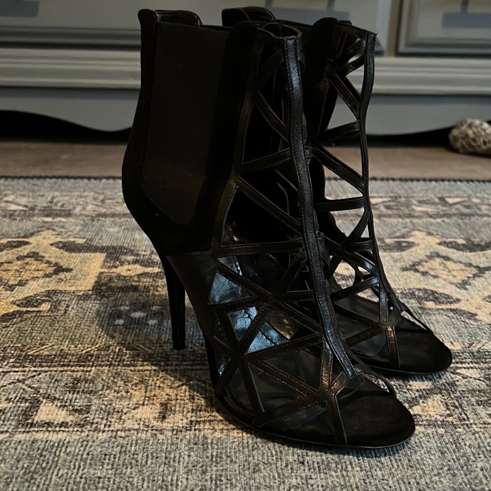 Givenchy, designer open sandal booties- size 39
